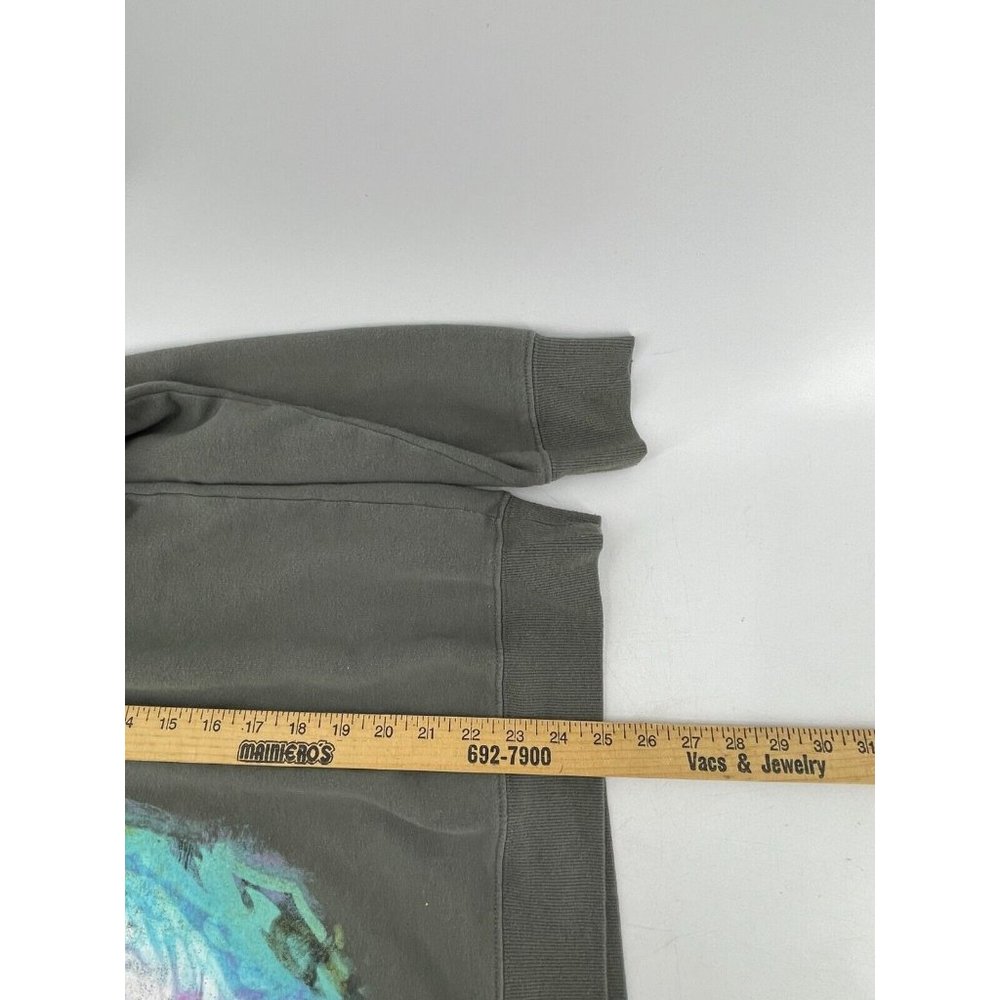 Hendrix Women's Gray 2 Sided Graphic Rock N Roll 1970 Tour Sweatshirt Size XXL - Picture 9 of 10